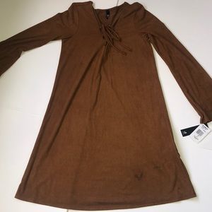 NWT Ing Suede Dress